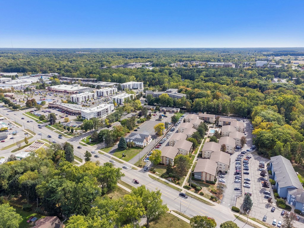 Exterior at  Capitol Villa Apartments near Michigan State University in East Lansing, MI
