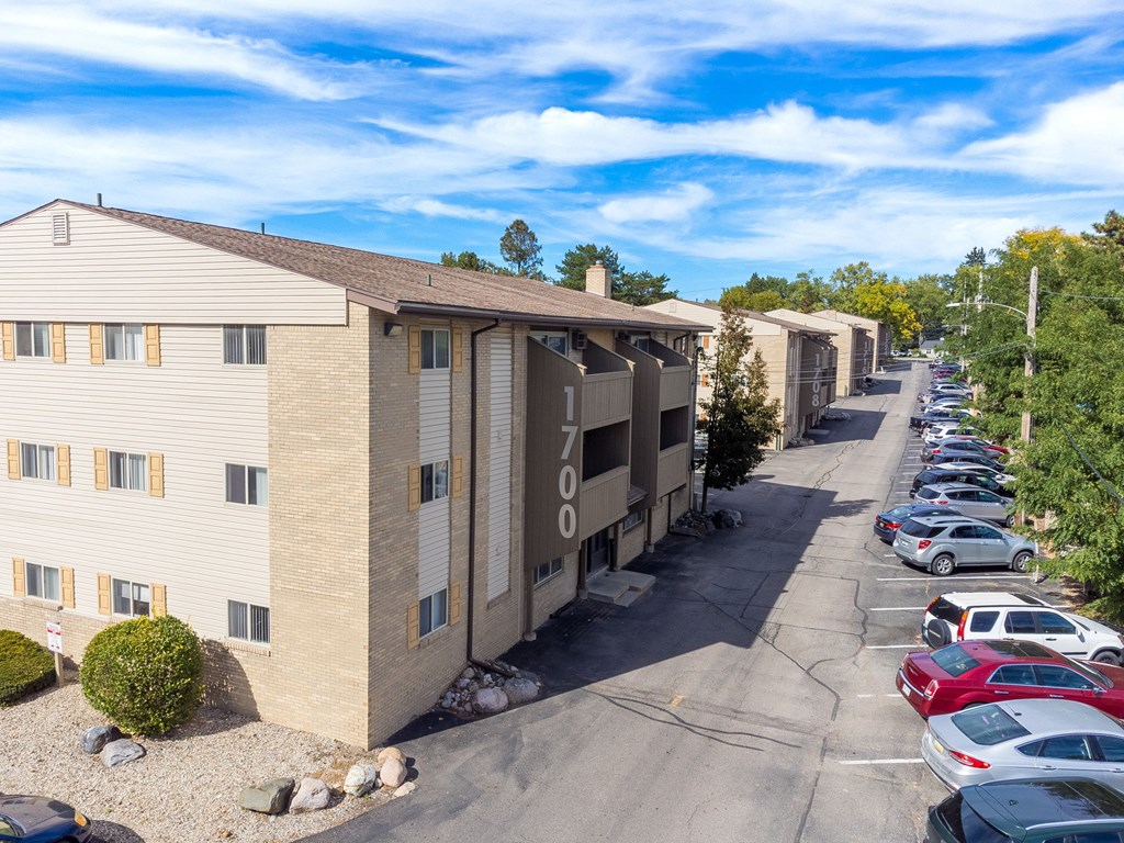 Exterior at  Capitol Villa Apartments near Michigan State University in East Lansing, MI