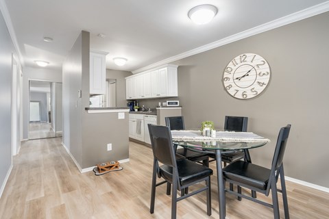 Kitchen at Berrytree Apartments near Michigan State University in East Lansing, MI
