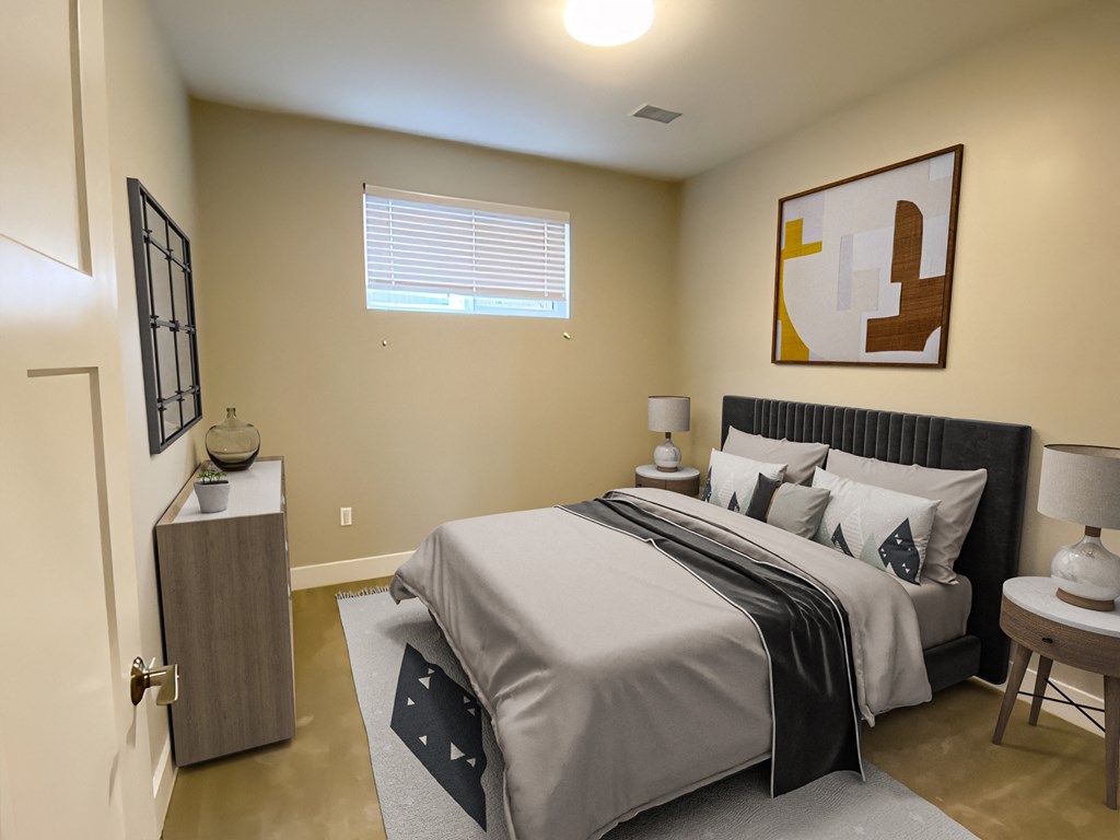 Spacious bedroom at Grand Rapids Apartments | Gateway at Belknap Apartments in Grand Rapids, MI