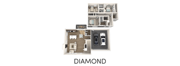 the venetian floor plan with 2 bedrooms
