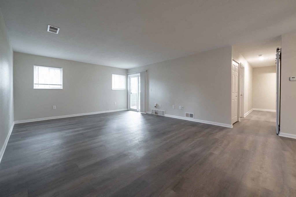 Spacious living room at Alpine Slopes Apartments near Grand Rapids, MI