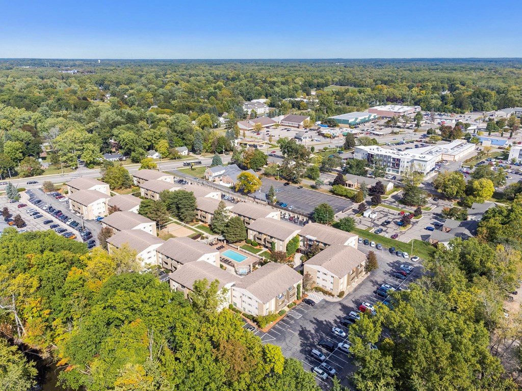 Exterior at  Capitol Villa Apartments near Michigan State University in East Lansing, MI