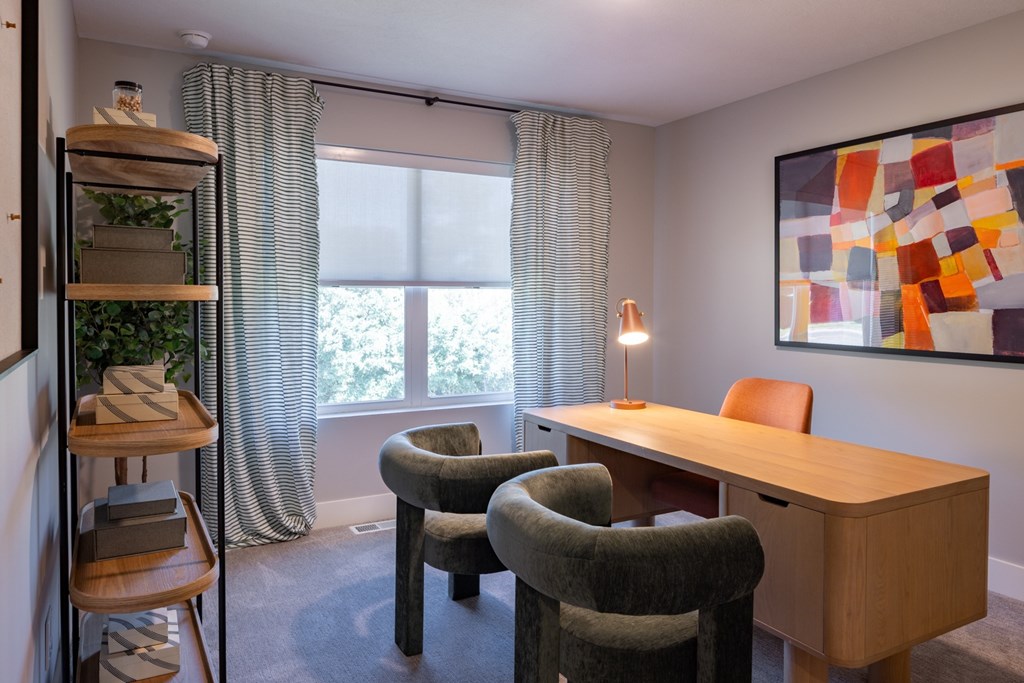 Home office at Okemos Grand Reserve | Apartments Townhomes and Homes for Rent in Okemos MI