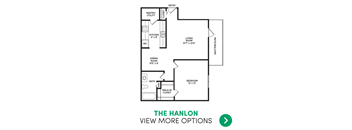 1 bedroom apartment floor plans in East Lansing, MI near Michigan State University | Arbor Glen