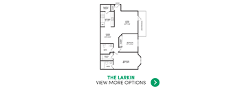 2 bedroom apartment floor plans in East Lansing, MI near Michigan State University | Arbor Glen
