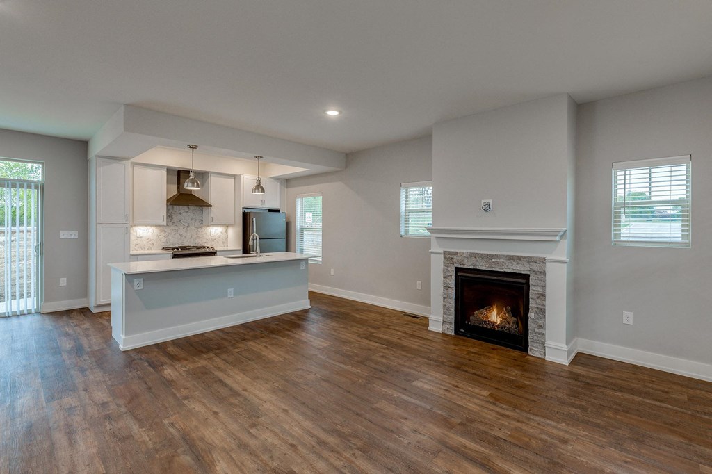 Living room in apartments in Traverse City | Bayview of Traverse City