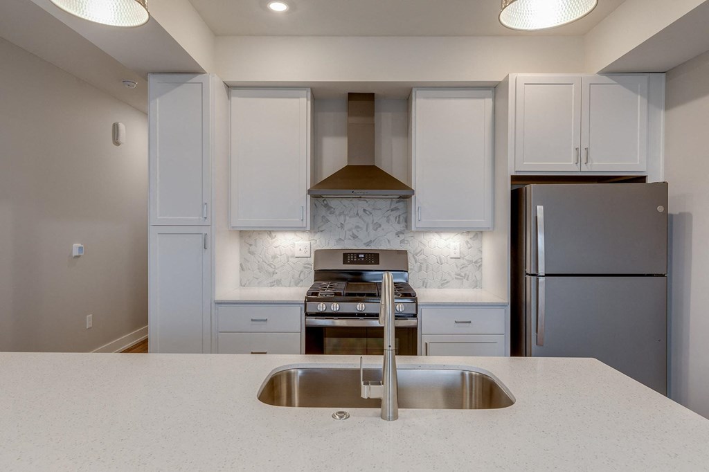 Kitchen in apartments in Traverse City | Bayview of Traverse City