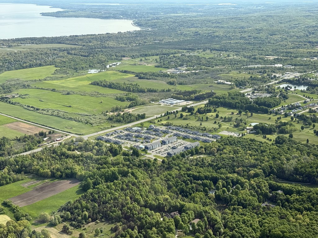 Aerial view of Bayview of Traverse City