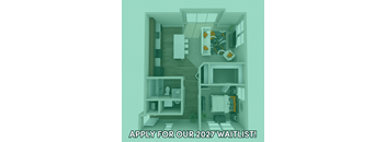 A poster advertising a waitlist for 2027.