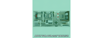 A poster advertising a waitlist for 2027 with a dollar sign error.