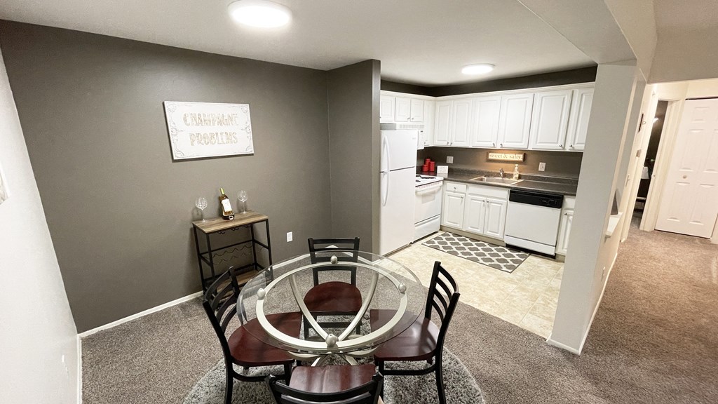 Kitchen in East Lansing Apartments near Michigan State University | Capitol Villa Apartments near MSU