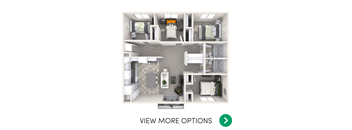 4 bedroom apartment floor plans in East Lansing, MI near Michigan State University | Cedar Street
