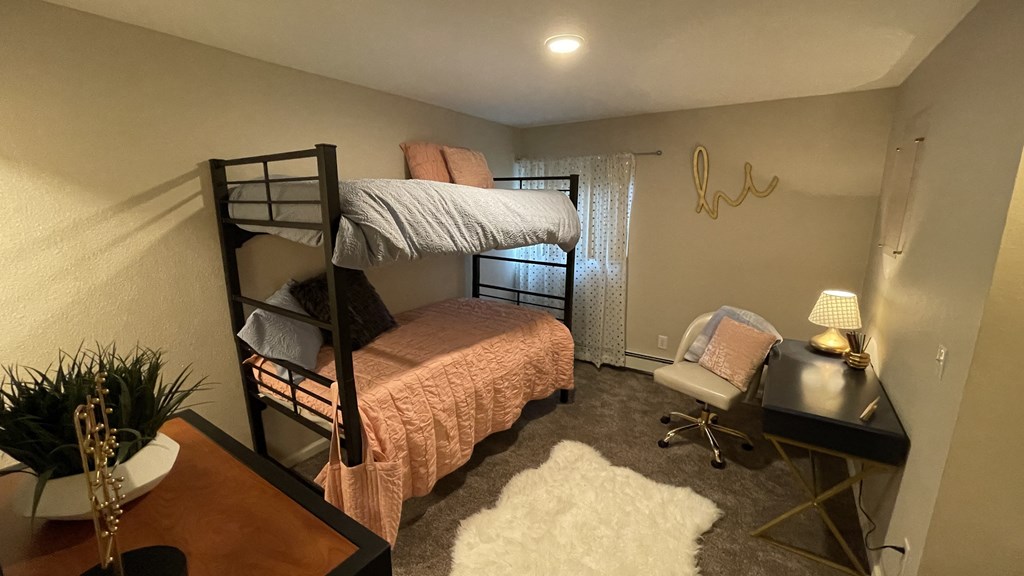 Bedroom at Cedar Village Apartments near Michigan State University in East Lansing, MI