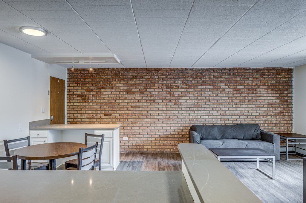 Spacious Living room in East Lansing Apartments near Michigan State University | Cedar Village Apartments