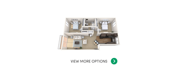 2 bedroom apartment floor plans in East Lansing, MI near Michigan State University | Collingwood Apartments