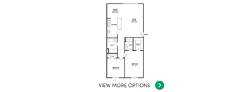 2 bedroom apartment floor plans in East Lansing, MI near Michigan State University | East Knolls