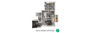 2 bedroom apartment floor plans in East Lansing, MI near Michigan State University | Eden Roc