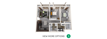 2 bedroom apartment floor plans in East Lansing, MI near Michigan State University | Haslett Arms