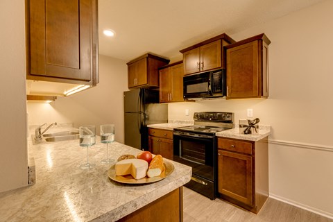 Kitchen at Okemos MI Apartments | Knob Hill Apartments in Okemos, MI