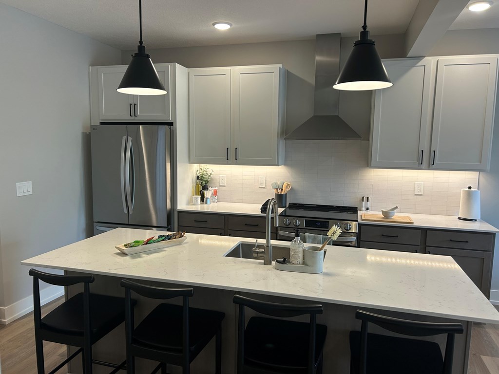 Kitchen at Okemos Grand Reserve Apartments in Okemos, MI