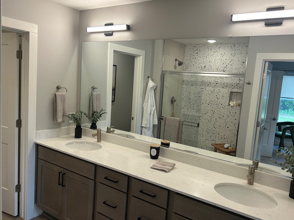 Bathroom at Okemos Grand Reserve Apartments in Okemos, MI
