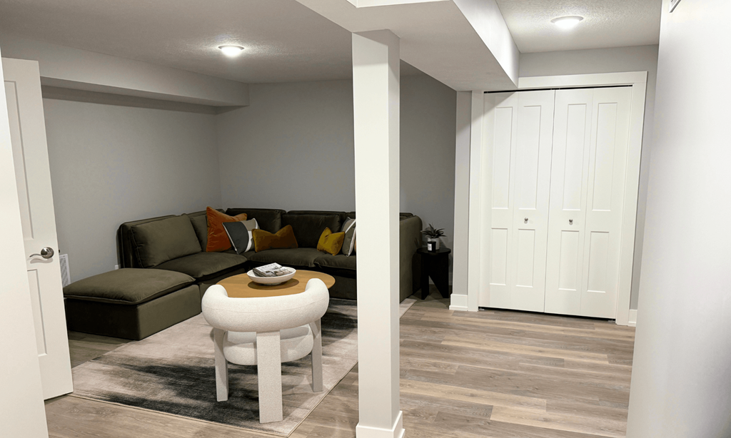 Finished basements at Okemos Grand Reserve | Apartments Townhomes and Homes for Rent in Okemos MI