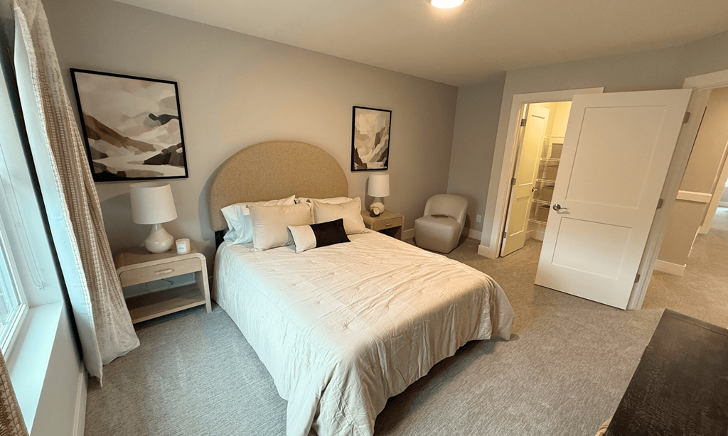 Large bedroom at Okemos Grand Reserve | Apartments Townhomes and Homes for Rent in Okemos MI