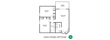 2 bedroom apartment floor plans in East Lansing, MI near Michigan State University | River Park