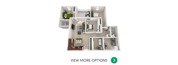 3 bedroom apartment floor plans in East Lansing, MI near Michigan State University | River Walk