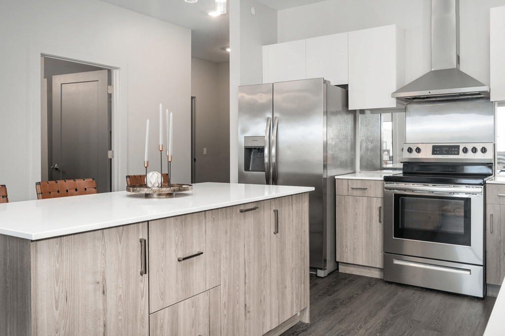 Kitchen at Metro Detroit Apartments | The Gem Apartments in Livonia MI