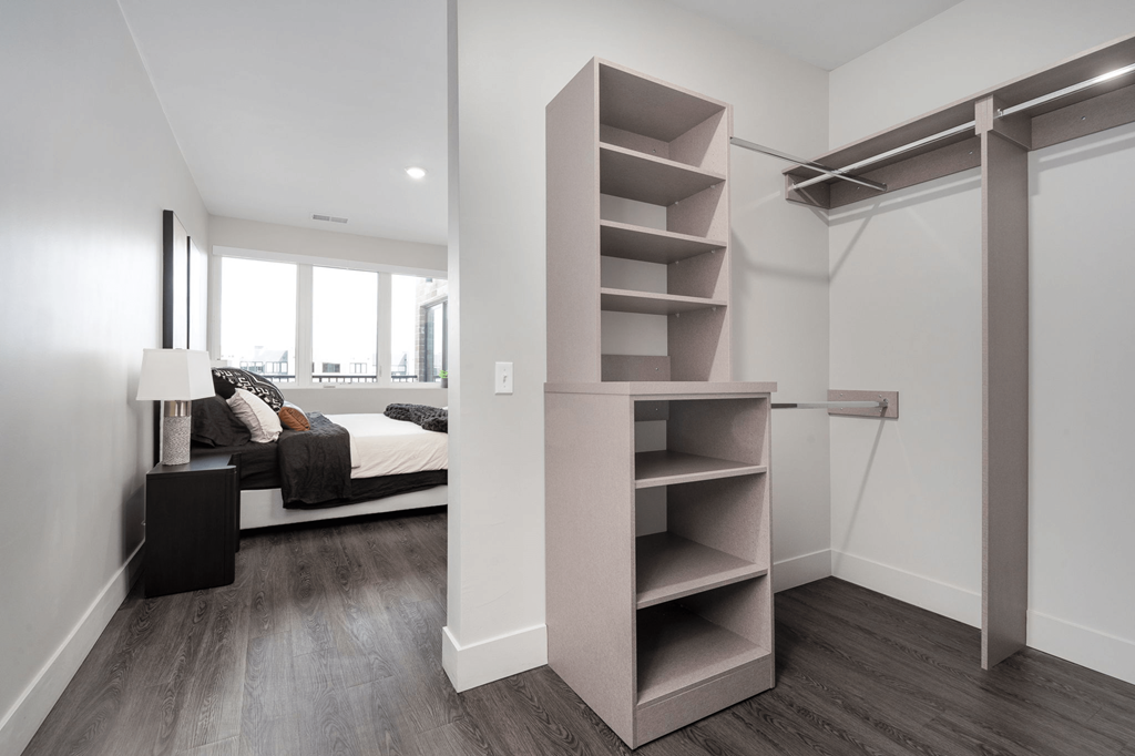 Bedroom at Metro Detroit Apartments | The Gem Apartments in Livonia MI