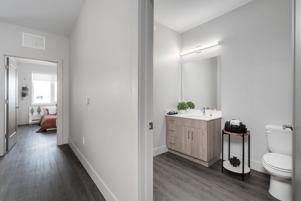 Bathroom at Metro Detroit Apartments | The Gem Apartments in Livonia MI