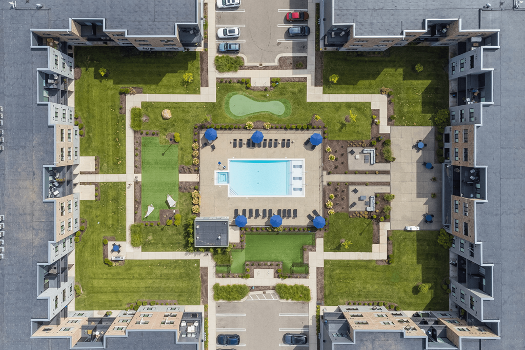 Swimming Pool at Metro Detroit Apartments | The Gem Apartments in Livonia MI