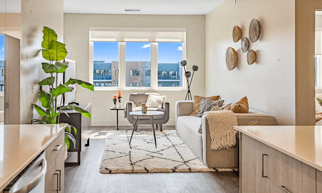 Spacious living room | Apartments in Livonia, Michigan