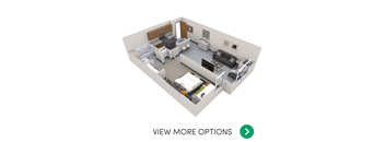 1 bedroom 1 bath floor plan at Trowbridge Lofts Apartments in East Lansing near Michigan State University