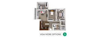 3 bedroom apartment floor plans in East Lansing, MI near Michigan State University | University Terrace