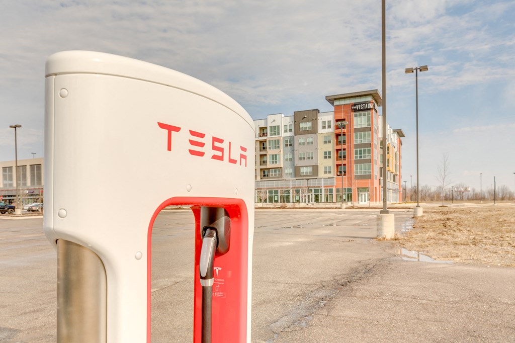 Electric Car Telsa Charging Stations