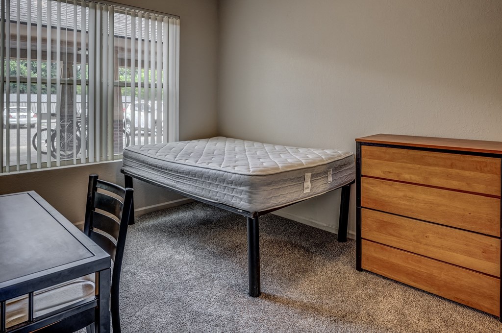 Spacious bedrooms in East Lansing Apartments near Michigan State University | Waterbury Place