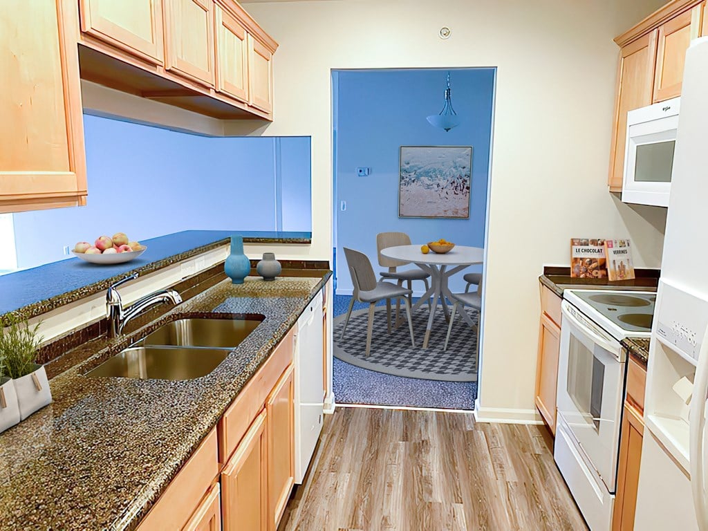 Modern kitchen at Aberdeen of Brighton Apartments