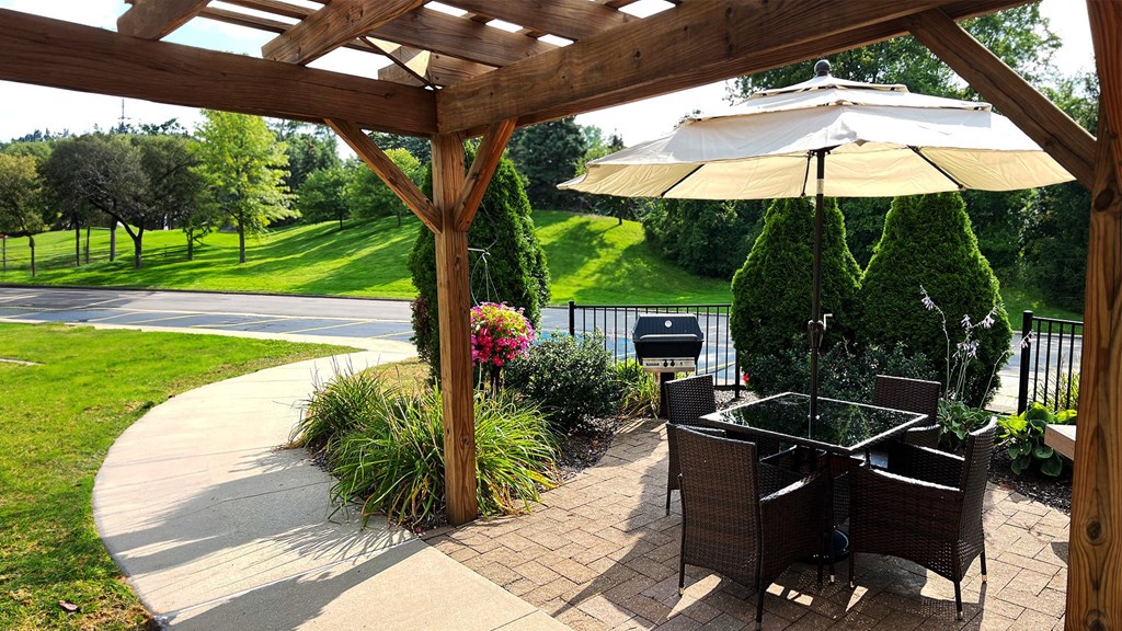 Grill area at Briarlane Apartments in Grand Rapids, MI
