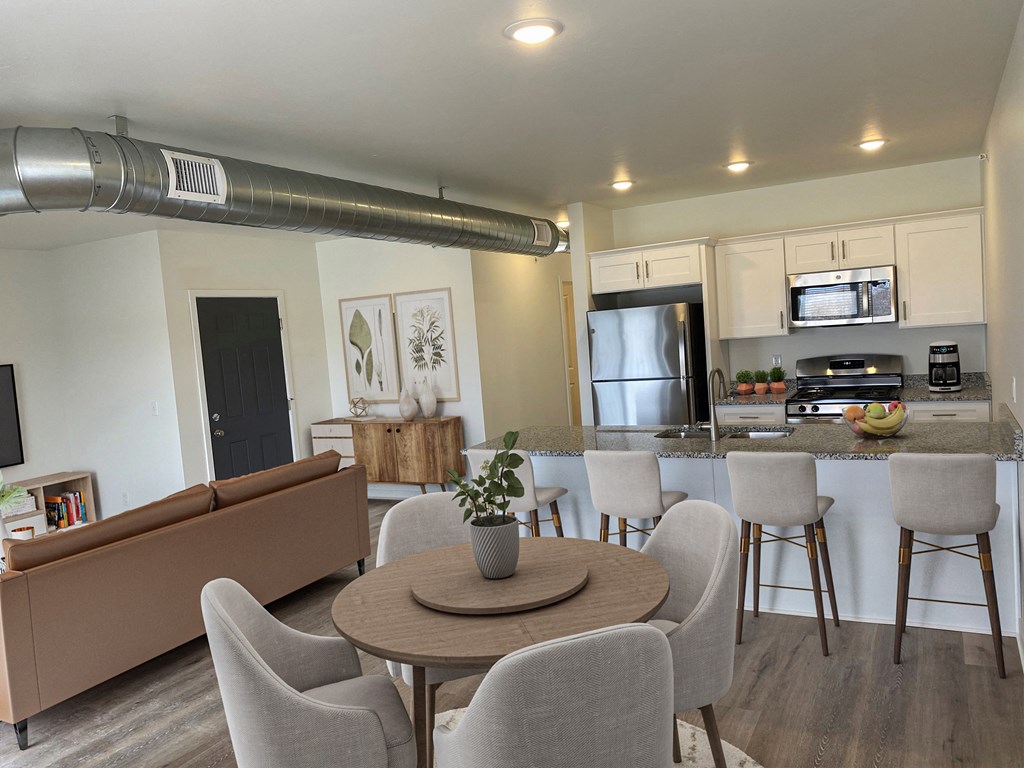 Living area at Elmwood Lake Apartments in Hudsonville MI