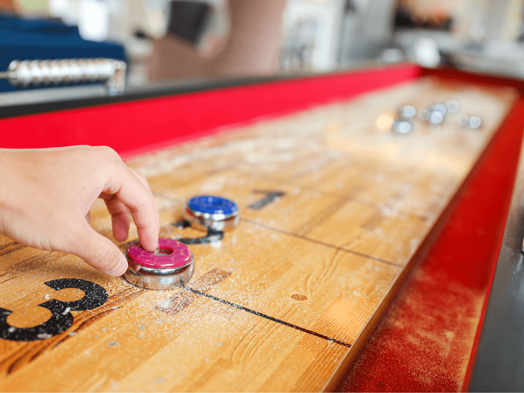 Shuffleboard at Okemos MI Apartments | Okemos Grand Reserve