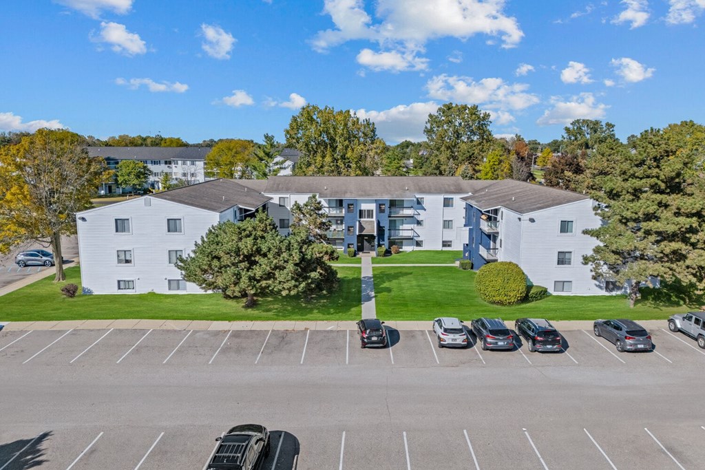Drone View Of A Parking Area at Sterling Lake - Sterling Heights, MI, Sterling Heights, MI, 48312