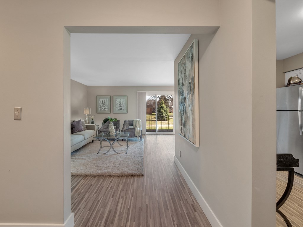 Hallway at Rochester Club Apartments - Rochester, MI, Rochester Hills, Michigan