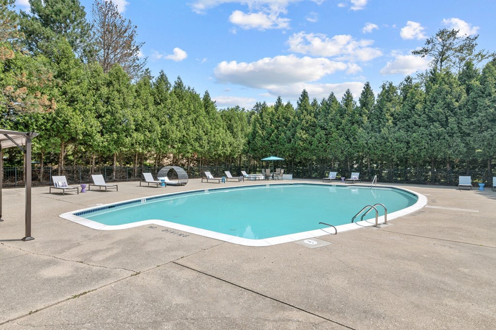 Pool View at Apple Ridge Apartments - Livonia, MI, Livonia