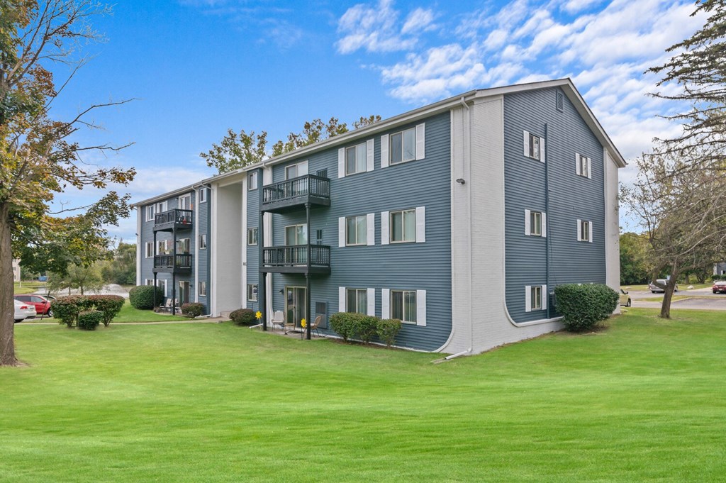 the building where the apartment is located