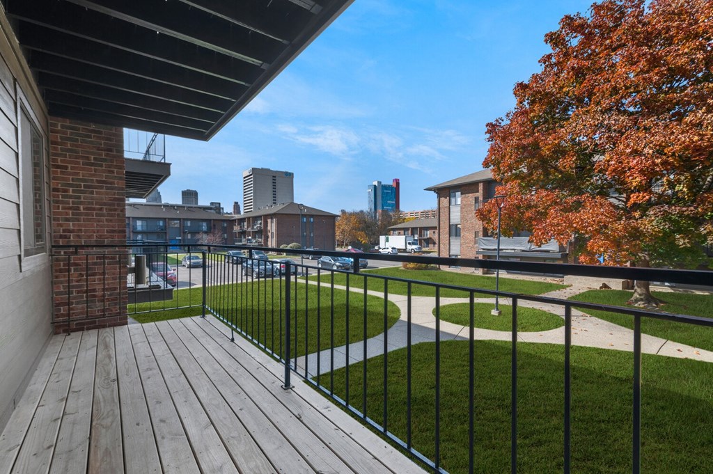 Oversized Balcony at Lafayette Park Place, Detroit, MI, Detroit, MI
