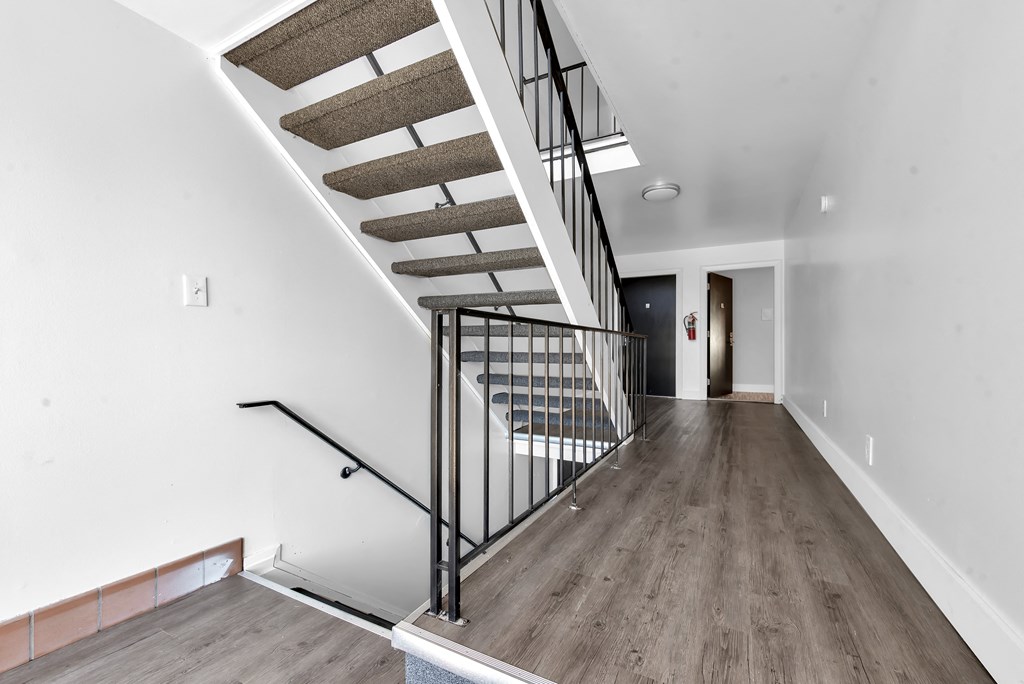 Staircase at Rochester Club Apartments - Rochester, MI, Rochester Hills, MI