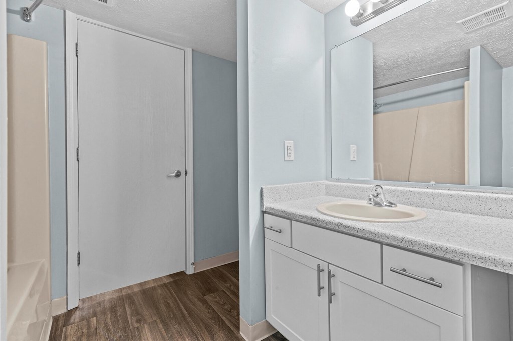 Bathroom at Fairfax Apartments - Lansing, MI, Lansing, 48917